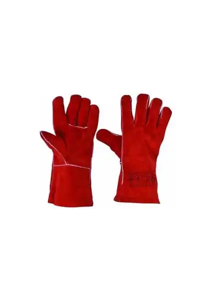 İthal Deri Kaynakçı Eldiveni Kırmızı: Güvenlik ve Dayanıklılık İçin Uygun Seçenek