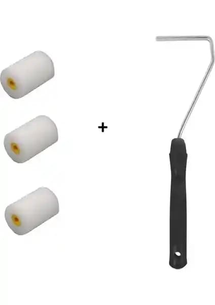 İzmir Fırça 5 cm Sünger Rulo Setiyle Boyama İşlemlerinizde Pratik ve Ekonomik Çözüm