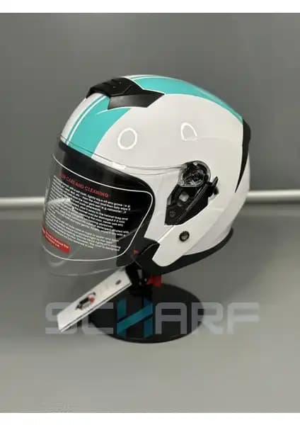 JK20 Scharf JK-526 Güneş Vizörlü Yarım Kask Güvenlik ve Konfor Sunar