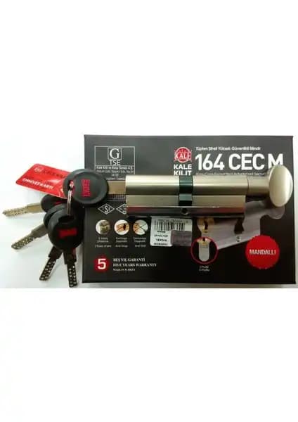 Kale Kilit 164 Cec M Şifreli Silindir Kilit 68 mm Nikel Güvenlik ve Dayanıklılık