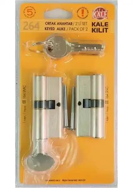 Kale Kilit 264 Ikiz Barel Güvenlik Kilidi: Dayanıklı ve Kullanışlı Kapı Kilidi Çözümü