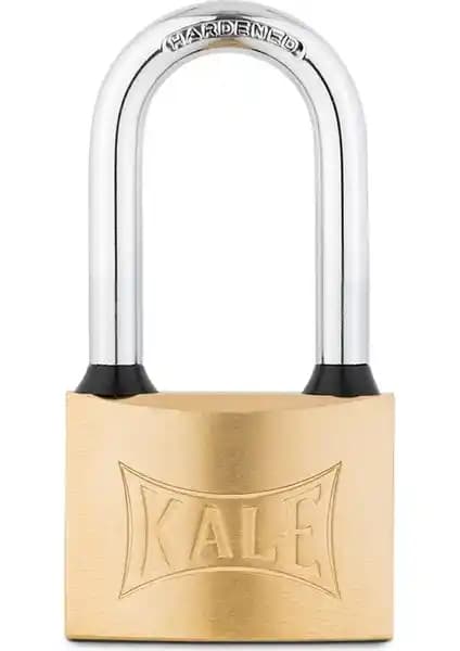 Kale Kilit Sarı Pirinç Asma Kilit Uzun Kanca Güvenli ve Dayanıklı Tasarım