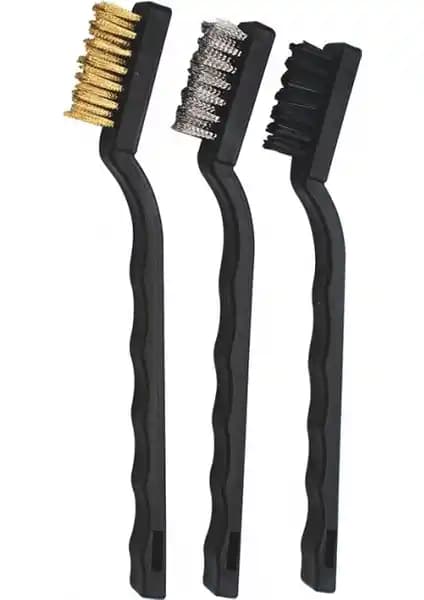 Knitex KTX-2487 Tel Fırça Seti 3'lü Çok Yönlü Temizlik ve Bakım Çözümü