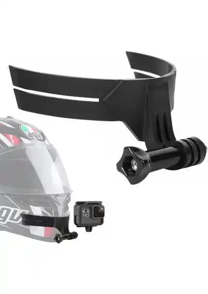Knmaster Motosiklet Kask Çene Yapıştırıcılı Aksiyon Kamera Tutucu Güvenli ve Pratik Kullanım