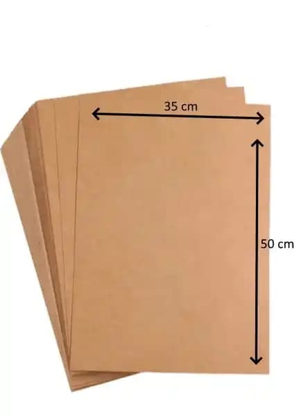 Kraft Kağıt Oto Paspas Baskısız 35x50 cm Uygun Fiyatlı ve Çok Yönlü Kullanım Sağlar