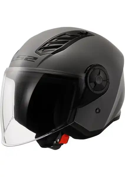 LS2 Airflow 2 Nardo Gri Yarım Kask: Güvenlik ve Konfor Sunan Modern Tasarım