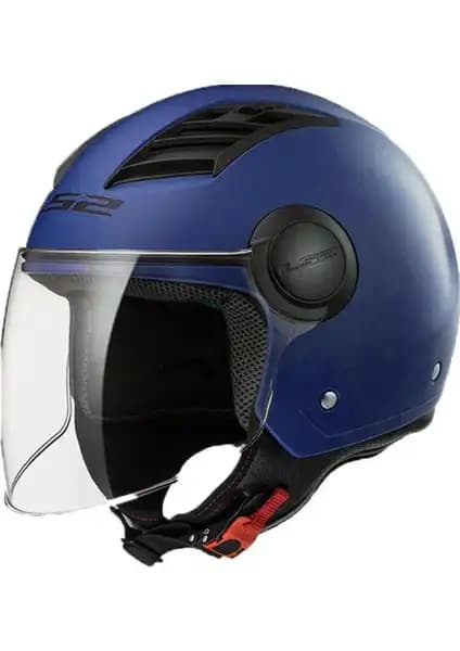 LS2 Airflow Mat Mavi Kask: Güvenlik ve Konfor Sunan Modern Motosiklet Kaskı