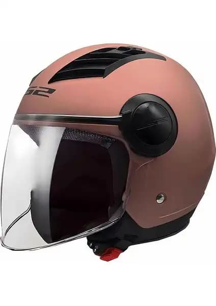 LS2 Airflow Rose Gold Açık Motosiklet Kaskı Güvenlik ve Şıklığın Buluşması