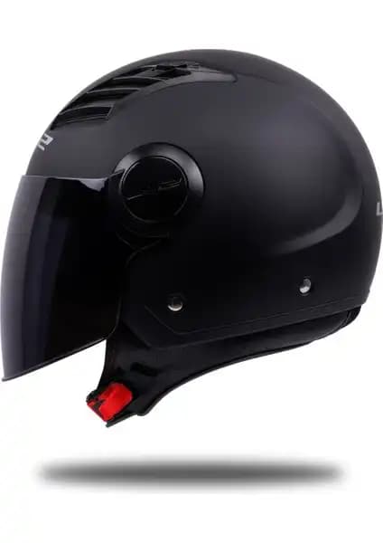 LS2 Airflow Siyah Kask: Güvenlik ve Konforu Bir Arada Sunan Modern Tasarım