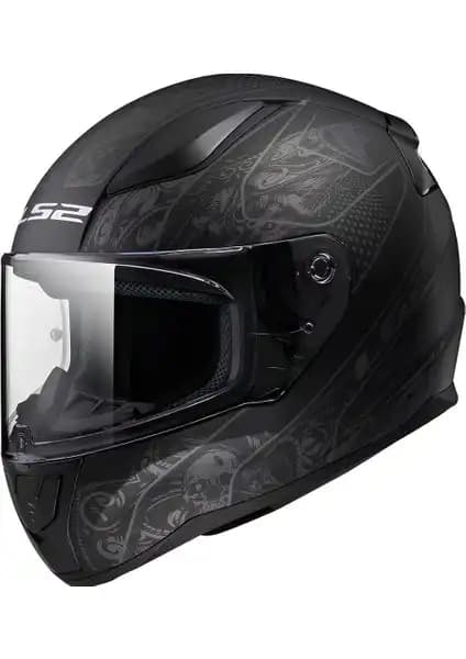 LS2 Rapıd 2 Crypt Mat Siyah Kask: Güvenlik ve Konfor Sunan Modern Tasarım