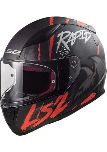LS2 Rapid Raven Tam Yüz Motosiklet Kaskı Güvenlik ve Konfor Özellikleri