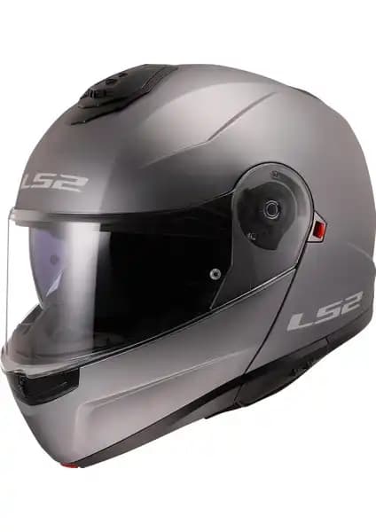 LS2 Strobe 2 Mat Tıtanıum Kask Güvenlik ve Konfor Sunan Modern Tasarım