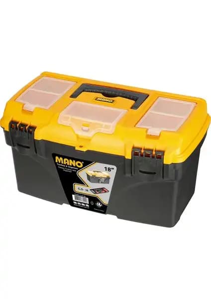 Mano Grip Organizerli Klasik Takım Çantası 18 İnç Dayanıklı ve Kullanışlı Tasarım