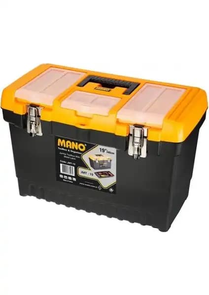 Mano Jmt-19 Jumbo Metal Kilitli Takım Çantası: Dayanıklı ve Geniş İç Hacimle Güvenli Saklama