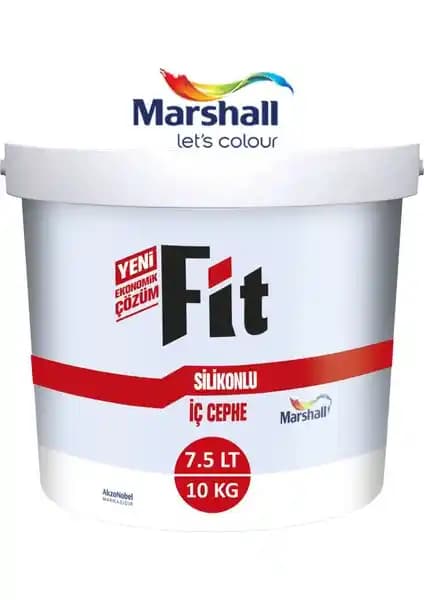 Marshall Fit Silikonlu İç Cephe Duvar Boyası: Dayanıklı ve Ekonomik İç Mekan Boyası Seçeneği