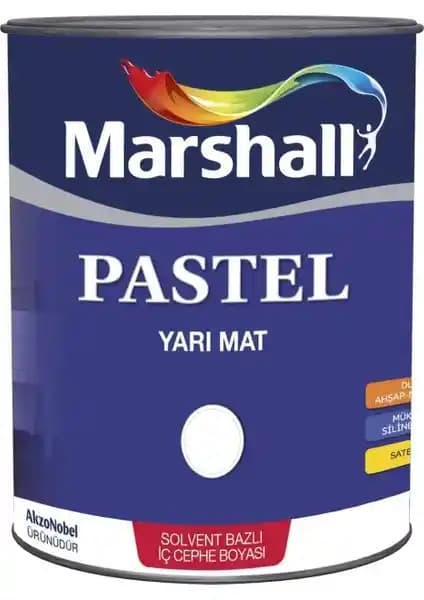 Marshall Pastel Yarı Mat Beyaz 2.5 Lt - Estetik ve Dayanıklı Dekoratif Boya Ürünü