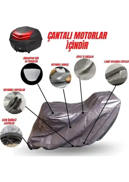 MaxDurable Honda NSS300 Forza Çantalı Motosiklet Kılıfı Dayanıklı ve Su Geçirmez Koruma Çözümü