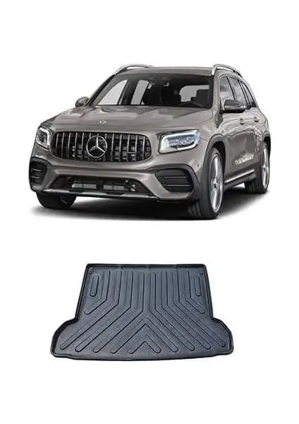 Mercedes-Benz GLB 2019 İçin Rizline 3D Bagaj Havuzu Siyah Üst Konum Detaylı İnceleme