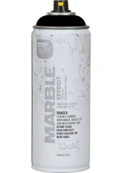 Montana Marble Effect Mermer Efekti Sprey Boya Siyah 400 ml ile Şık ve Doğal Görünüm Yaratın