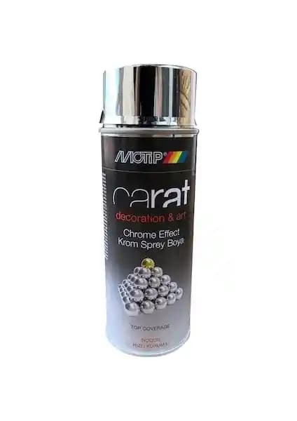 Motip Carat Krom Sprey Boya 400 ml ile parlak ve dayanıklı krom yüzeyler oluşturun