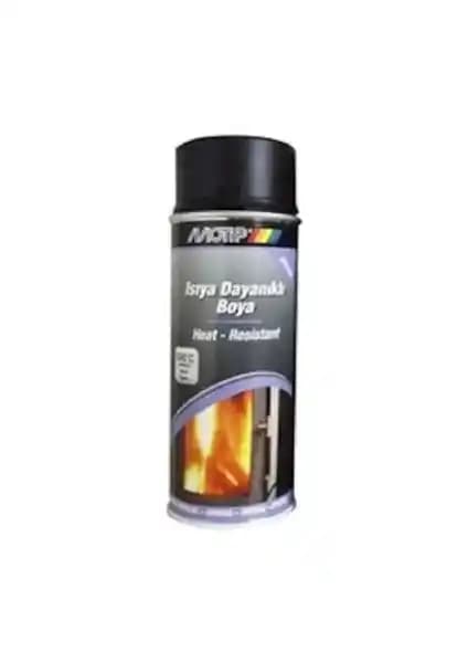 Motip Isıya Dayanıklı Siyah Mat Sprey Boya 400 ml Yüksek Performanslı Kaplama