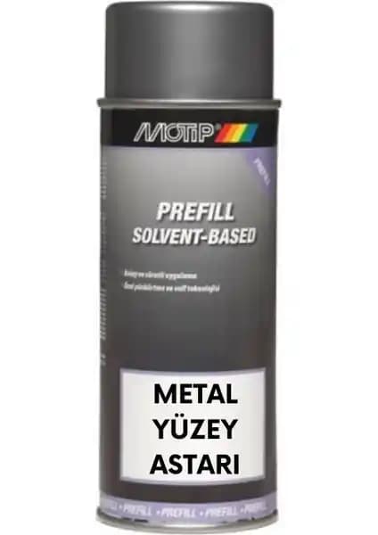 Motip Metal Yüzey Astarı 400 ml ile dayanıklı ve pas önleyici metal yüzey kaplama
