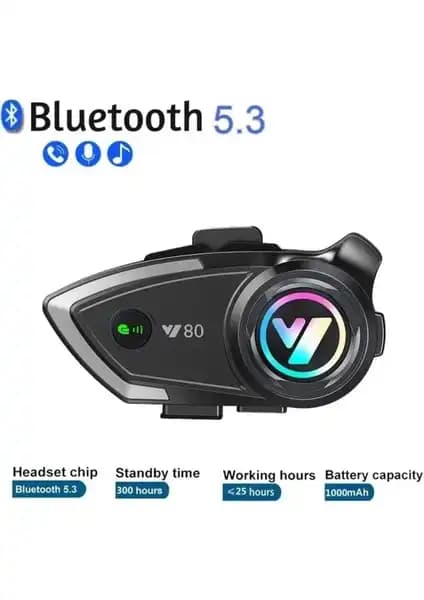 Motonet Y80 Motosiklet Kask Kulaklık Intercom: Güvenli ve Kolay İletişim Çözümü