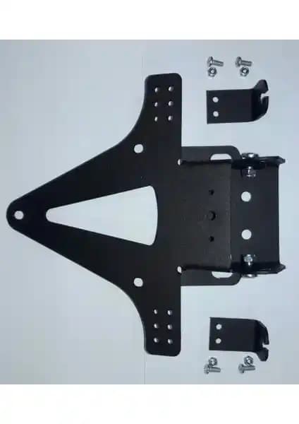 Motospartan Siyah Katlanır Motosiklet Plakalık: Dayanıklı ve Estetik Çözüm