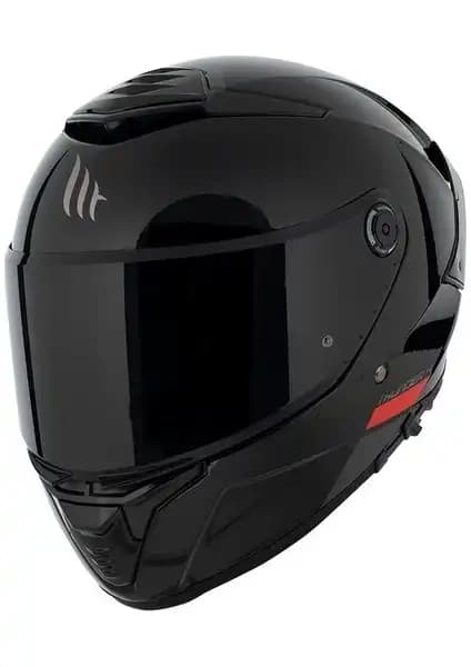 MT Thunder 4 Solid A1 Gloss Motosiklet Kaskı Güvenlik ve Konfor Sunan Tasarım