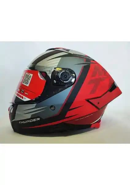 MT Thunder 4SV Pental B5 Mat Kırmızı-Gri Güvenlik ve Konfor Kaskı Özellikleri