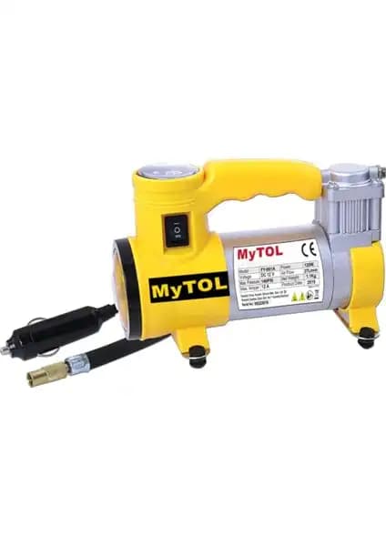 Mytol Araç Lastik Şişirme Pompası: Dayanıklı ve Yüksek Performanslı Otomotiv Aksesuarı