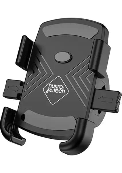 Nukrotech GKN54 Motosiklet Telefon Tutucu Güvenli ve Kolay Kullanımlı Tasarım