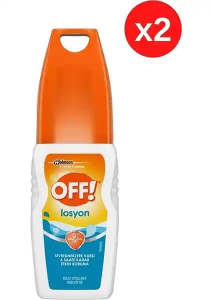 Off Off! Sinekkovar Losyon 100 ml çift paket ile etkili sinek koruma ve konfor sağlayan ürün