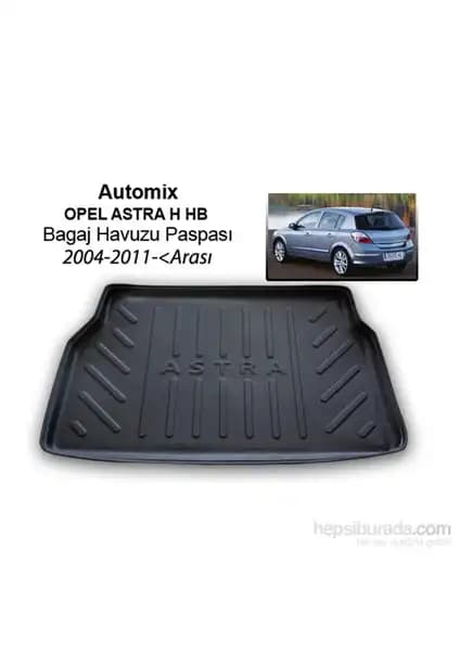Opel Astra H (2004-2011) İçin Automix Bagaj Havuzu Koruma ve Kolay Temizlik