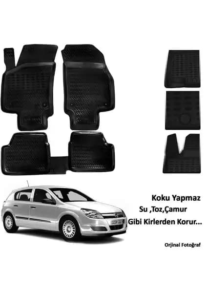 Opel Astra H için 3D Oto Paspas Seti: Kaliteli ve Uyumlu Araç İç Koruma Çözümü