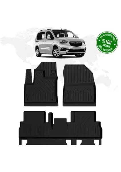 Opel Combo E 4D Havuzlu Paspas: Dayanıklı ve Kolay Temizlenebilir İç Koruma Çözümü