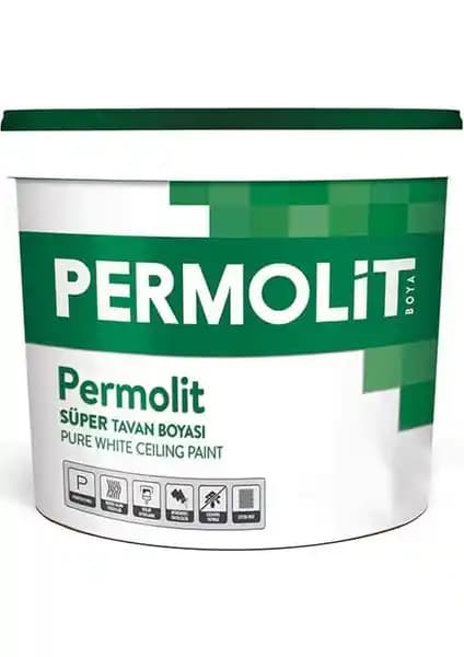 Permolit Süper Tavan Boyası 1 kg ile iç mekanlarınızda estetik ve dayanıklılık sağlayın