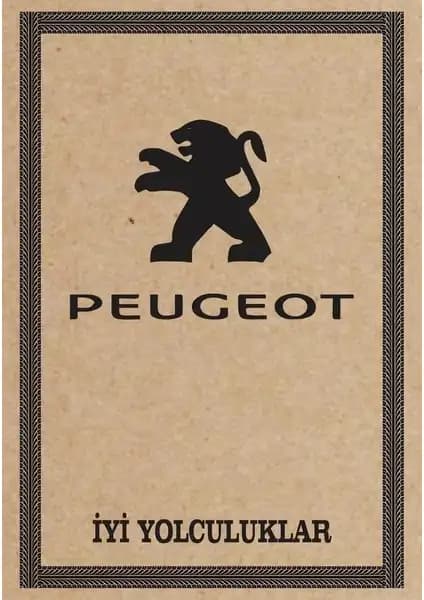 Peugeot Araçları İçin Dayanıklı ve Estetik Kraft Paspas Kağıdı 100 Adetlik Paket