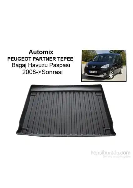 Peugeot Partner Tepee için Özel Tasarım Automix Bagaj Havuzu Ürün Özellikleri ve Avantajları