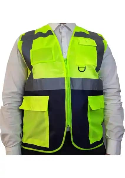 PGM Mühendis İkaz Yeleği Güvenlik ve Fonksiyonellik Sunan Profesyonel İş Yeleği