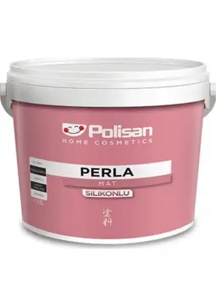 Polisan Perla Mat Silikonlu Beyaz İç Cephe Boyası 7,5 Lt Estetik ve Dayanıklı Uygulama