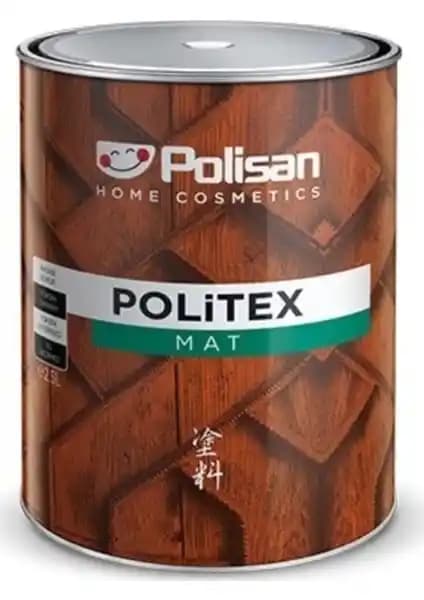 Polisan Politex Dekoratif Mat Vernik 0,75 Lt Meşe - Ahşap Yüzeyler İçin Koruyucu ve Estetik Vernik