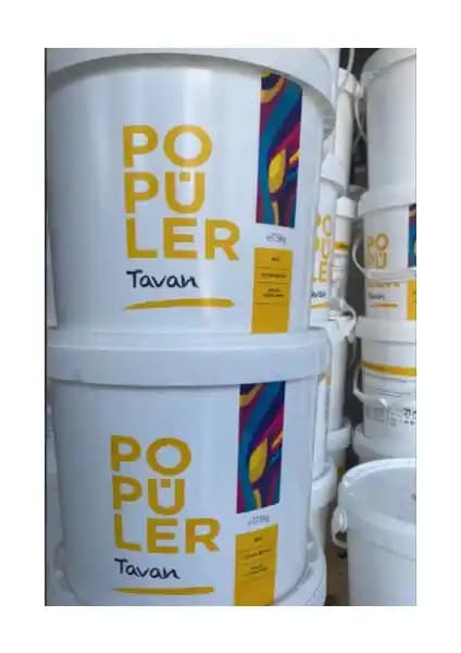 Polisan Popüler Tavan Boyası Beyaz 17,5 kg: İç Mekanlar İçin Yüksek Performanslı Boya