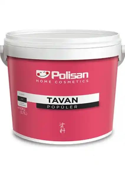 Polisan Popüler Tavan Boyası Beyaz 3,5 kg: Yüksek Kapatıcılık ve Ekonomik İç Mekan Boyası