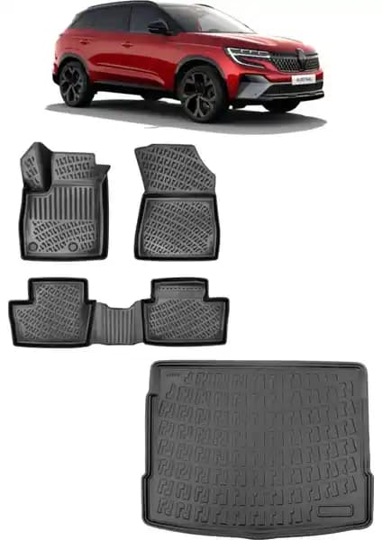 Renault Austral Mild Hibrit İç ve Dış Koruma Seti Paspas ve Bagaj Havuzu Özellikleri ve Avantajları