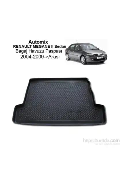 Renault Megane 2 Sedan İçin Dayanıklı ve Uyumlu Bagaj Havuzu Ürün Özellikleri
