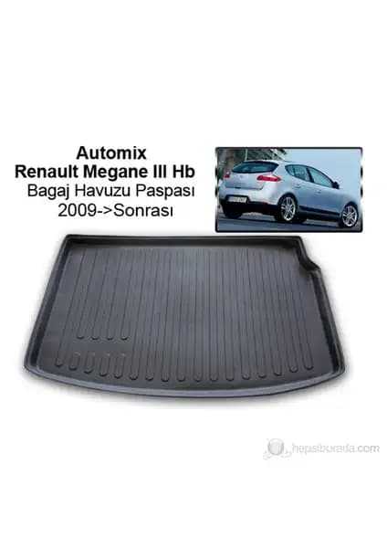 Renault Megane 3 İçin Automix Bagaj Havuzu Paspası Dayanıklı ve Estetik Tasarım