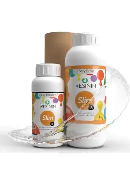 Resinin Slim 1500 Gr A+B Ultra Şeffaf Epoksi Reçine: Yüksek Kalite ve Güvenilirlik Sağlayan Ürün