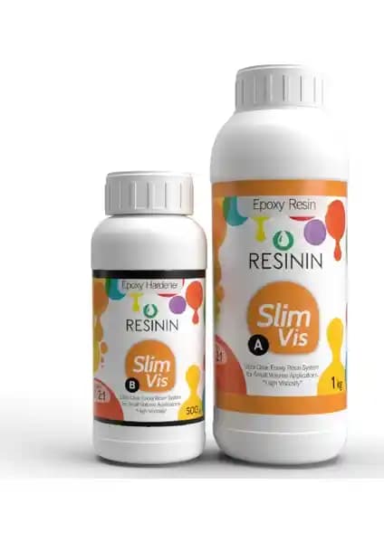 Resinin Slim Vis 1500 Gr A+B Yoğun Kıvamlı Şeffaf Epoksi Reçine Ürünü İncelemesi ve Kullanım İpuçları