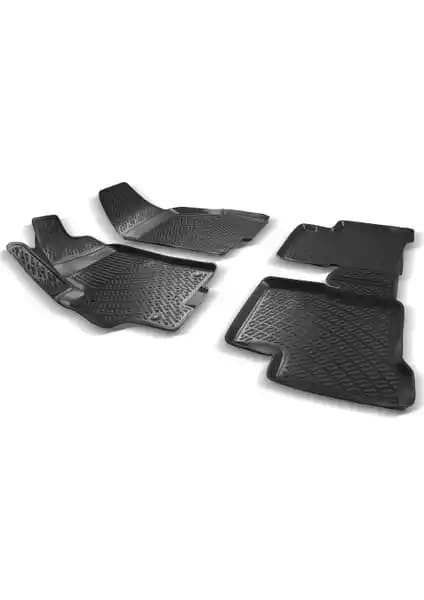 Rizline Fiat Linea 2007 Sonrası İçin Yüksek Kaliteli 3D Havuzlu Siyah Paspaslar